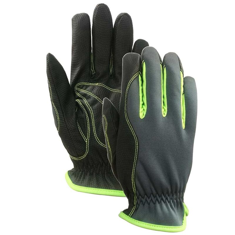 Hi Viz Piping Utility Light Size 9 Mechanics Wear Gloves CE Certified