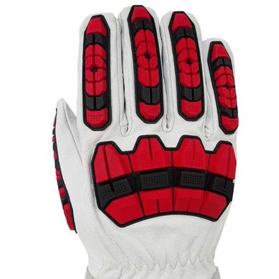 360 Degree Goatskin Shell Cut Resistant Work Gloves With Impact Protection
